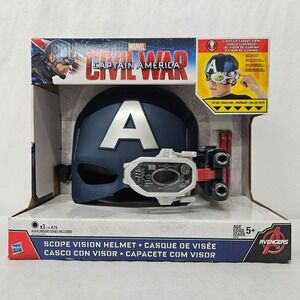 Hasbro Marvel‎ Captain America Civil War Scope Vision Helmet Light-Up Toy